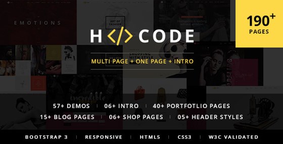 H-Code | Multi-Purpose One/Multi Page Template: H-Code | Multi-Purpose One/Multi Page Template