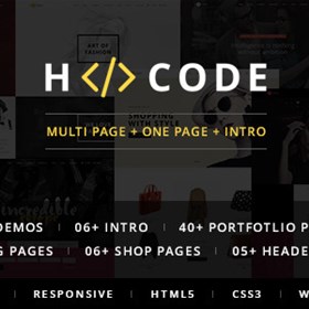 H-Code | Multi-Purpose One/Multi Page Template: H-Code | Multi-Purpose One/Multi Page Template
