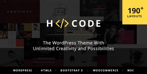 H-Code | Responsive & Multipurpose WordPress Theme: H-Code | Responsive & Multipurpose WordPress Theme