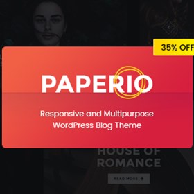 Paperio - Responsive and Multipurpose WordPress Blog Theme: Paperio - Responsive and Multipurpose WordPress Blog Theme